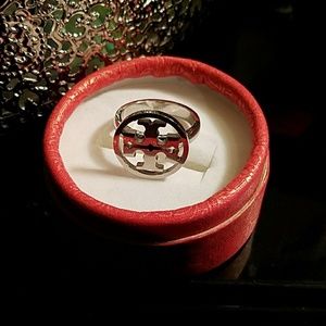 All silver Tory BURCH  ring